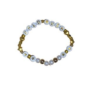 Taylor Swift Handmade Friendship Beaded Bracelet
“Gold Rush”